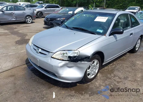 2001 Honda Civic Lx из США, поврежденный, VIN 1HGEM22561L067461